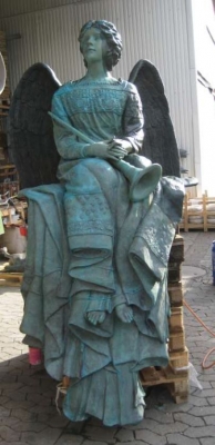 Bronzefigur Sonderanfertigung: Engel