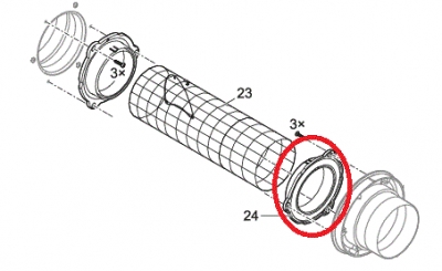 Gitterrohrhalter