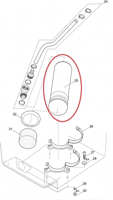 Spülpumpe 6 bar - 2,7 m Kabel
