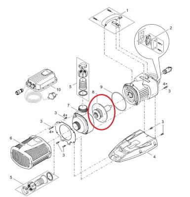 Ersatzrotor Aquarius Eco Expert 28000