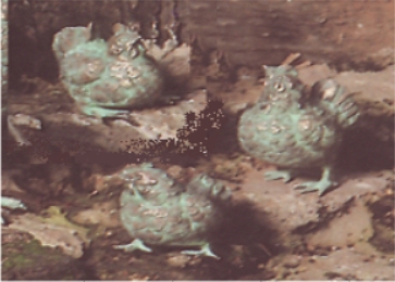 Rottenecker Bronzefigur Küken
