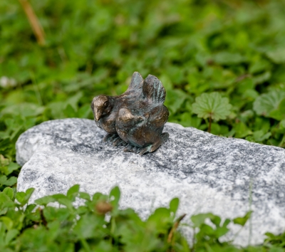 Rottenecker Bronzefigur Vogelpaar klein