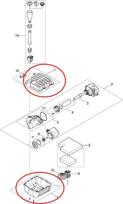 Ersatz Außengehäuse Filtral mittel