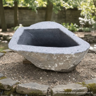 Findlingsbrunnen 85x65x48