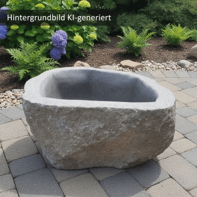 Findlingsbrunnen 107x105x56