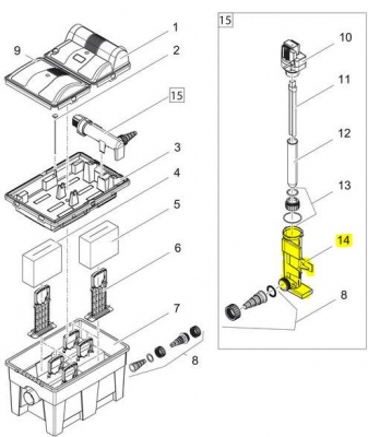 UVC-Wassergehuse DLF OEM03