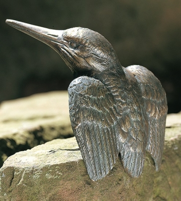 Rottenecker Bronzefigur Eisvogel