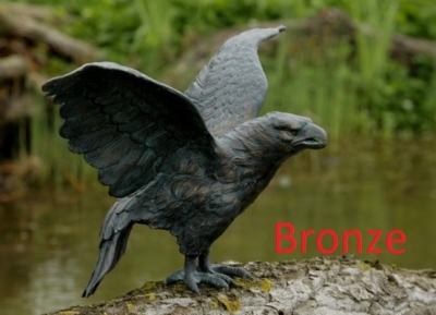 Rottenecker Bronzefigur Steinadler