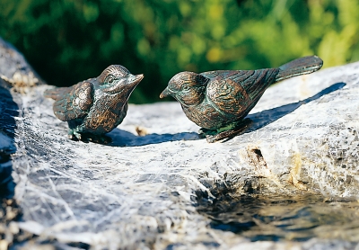 Rottenecker Bronzefigur Vogel, rechts