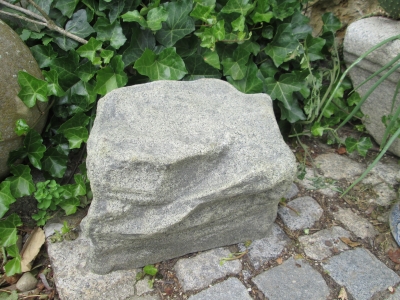 Felsdekor Pumpenabdeckstein R 19, Granitoptik