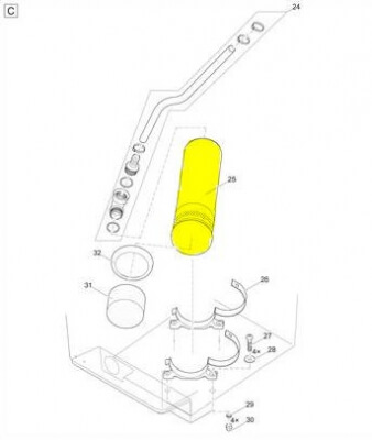 Splpumpe 6 bar - 6,35 m Kabel