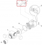 Ersatzgriff mit Blindstopfen Titanium