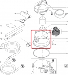 Ersatz Behlteroberteil PondoVac 5