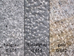 Granitbrunnen / Pflanztrog  rechteckig hellgrau 200x90x70