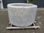 Granitbrunnen rund rustikal 99x60