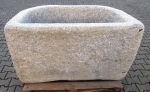 Steinbrunnen halbrund rustikal 130x80x77