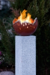 Rottenecker Feuerschale gro, karminrot, D 33 cm