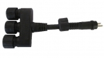 Adapter 3-fach Verteiler  H05RN-F2x0,75/female 3x2,35